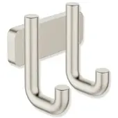Hewi Serie 480 Doppelhaken 480.90.00170WR PVD beschichtet, nickel gebürstet
