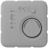 JUNG Raumtemperaturregler UP CD KNX lgr glz CD2178GR