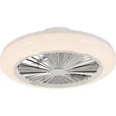 Momax Deckenventilator Tuio Weiß/Chromfarben max. 0,07 W