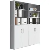 Mid.You Aktenschrank Office Edition Sw Set 11 Grau/Weiß