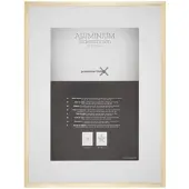 Premium Living Bilderrahmen Aluminium in Brass ca. 60x80cm