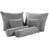 MeinBett Deko-Kissenset 6-teilig Pembroke , grau , Maße (cm): B: 90 H: 80 T: 65.0