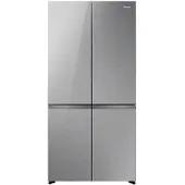Hisense RQ768N4GVE, Freistehend, Mehrtürig, Silber, Black Glass, Berührung, LED