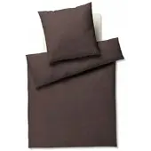 JOOP! Flanell Bettwäsche Soft Mesh 45005-77 mocca - 135x200cm + 40x80cm