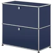 USM United Soft USM Haller Sideboard mit 2 Klapptüren Stahlblau