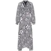 Uta Raasch Kleid V-Ausschnitt multicolor