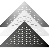 Fliesen Alfers Duschablage V2A (gleichschenklig) Design-Wave | Edelstahl Feinschliff