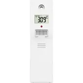 INFACTORY Funk-Außensensor für Wetterstation FWS-1200, 60 m Reichweite, IP44