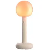 Grau Fire Akkuleuchte Sand White