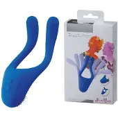 Erotic Treasure Doppio Move Blue 1 St Vibrator