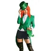 Buttinette Frack "St. Patrick" für Damen, grün
