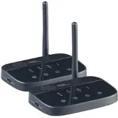 Auviso 2er-Set 2in1-Audio-Sender & -Empfänger, Bluetooth 4.2, aptX