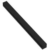 Hewi Wandprofil 950.13.0010DC pulverbeschichtet, 372 mm, schwarz tiefmatt