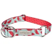 Amiplay BeHappy XL Wassermelone halb Clip-Halsband