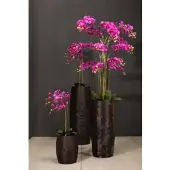 Fleur Ami Orchidee Kunstpflanze mit 20 Blüten 92 cm Pink