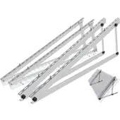 Revolt Verstellbare Aluminium-Solarpanel-Halterung, 48" / 118 cm, bis 150 kg