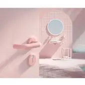 BarbieTM x HEWI Frei-Besetzt-Garnitur B111.001 Türstärke 38bis48mm, m. Notöffnung, rosa