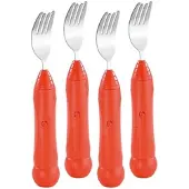 INFACTORY 4er-Set automatische Spaghettigabeln mit genialer Aufroll-Technik