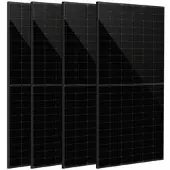 DAH Solar 4er-Set monokristalline Solarmodule, Full-Screen, 410 W, für MC4, IP68