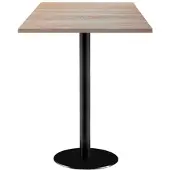 Restootab - Stehtisch Rome 60x60cm Dekor Eiche bastide