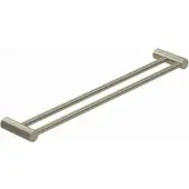 Kludi VELA R Doppel-Badetuchhalter 58988N5 600 mm, Stainless Brushed Nickel PVD
