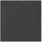 Bette quadrat Duschwanne „BetteUltra“ 1000 × 1000 mm ohne Oberflächenbeschichtung, ohne Oberflächenveredelung, ohne Wannenträger, in Ebony