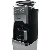 KOENIC KCM 141224 Kaffeemaschine Schwarz/Edelstahl