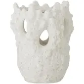 Bloomingville Fianna Vase, Weiá, Steingut
