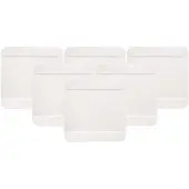 Villeroy & Boch Speiseteller "Speiseteller quadratisch Manufacture Rock Blanc 28 x 28 cm 6er Set weiß"