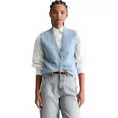 Marc O'Polo Marc OPolo DENIM Strickweste ärmelloser Bouclé-Cardigan regular fit aus Schurwolle-Viskose-Mix