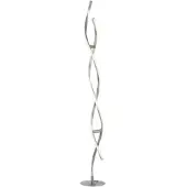 LOLA Smart LED-Stehleuchte LOLAsmart Swing Swing, dimmbar, alu / grau / zink, für Wohn- / Esszimmer, Aluminium, Modern, Smarte Stehlampe