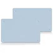 Zeller 5x Glas-Schneidbrettchen 2er-Set, Größe: 25 x15x 0,5 cm