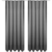 Bestgoodies Dekoschal Ellen Universalband Blickdicht 2er Pack - 140x245 cm Anthrazit