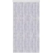 Arsvita Flauschvorhang Flauschgardine Vorhang 90 cm x 200 cm Unistreifen Grau