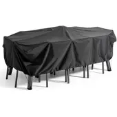 Oviala Business Gartentischhusse schwarz 240 x 130 cm