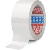 TESA Packband tesapack 4124 50mmx66m PVC weiß Packung mit 6 Stück