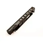 AccuCell Akku für ASUS FX PLUS, wie A41N1424, 15V, 3200mAh, Li-Ion
