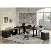 MA-I Chef Schreibtisch mit Sideboard und Rollcontainer Meissa