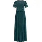 Apart - Abendkleid mit Spitzenjacke - Größe 38 - grün