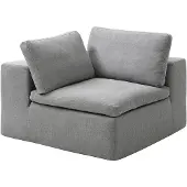 Vente-unique Sessel Mit Gerader Rückenlehne Cortoline Grau 112 cm