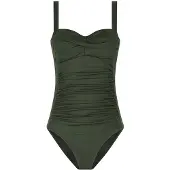 Ten Cate Twisted Soft Cup Swimsuit Forest Green - 40