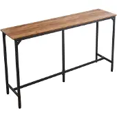 Vevor Bartisch mit abgerundeten Kanten &amp; ausziehbarem horizontalem Design