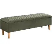 Vente-unique Sitzbank Daniele Grün 130 cm