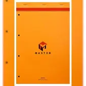Calligraphe 5x Masterblock A4+ 100 Bl 80g Fr-Lin- Orange 10754C