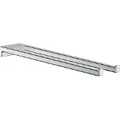 Hansgrohe AddStoris Handtuchhalter, zweiarmig, 445mm chrom