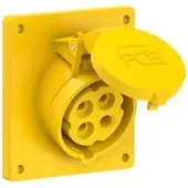 Pce 414-4ttf9 CEE-Anbausteckdose schräg (92x100mm) 16A 4p 4h IP44/IP54 TT 4144ttf9