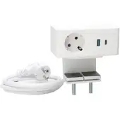 Kopp 939802106 VersaQ, USB-A/C, Induktion., weiß