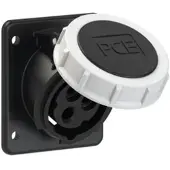 Pce 4132-7f87 CEE-Anbausteckdose schräg (75x85mm) 16A 3p 7h IP67 41327f87