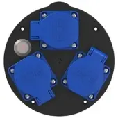 Pce 925006 Zentralscheibe Ø250 nat mit 3xSSD IP54