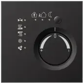 JUNG Raumtemperaturregler UP LS KNX ws glz AL2178TSD